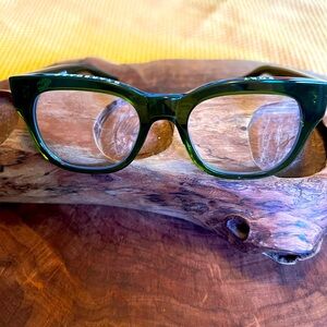 Stylish Caddis Miklos Dark Olive Green 1.5 Reader Eyeglass.